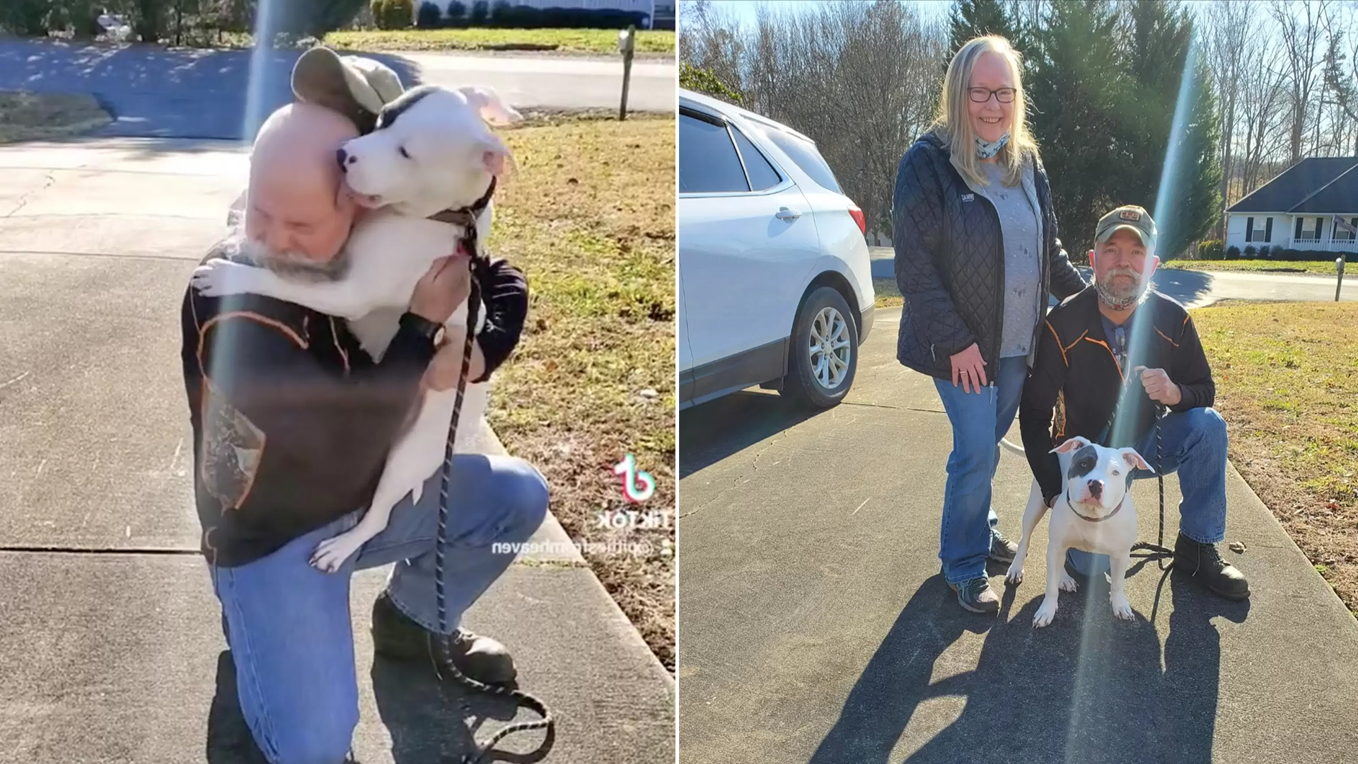 Shelter Pup Greets Her New Dad For The First Time And Can’t Stop Hugging Him