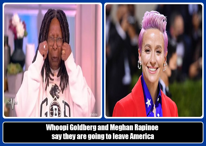 Whoopi Goldberg And Meghan Rapinoe Announce Their Decision To Leave America