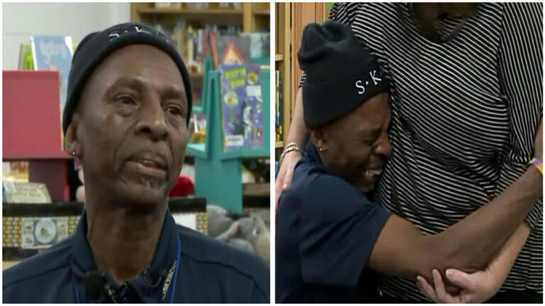 Janitor Who Walks Miles To Work Falls To His Knees When Colleagues Raise ,000 For A New Truck