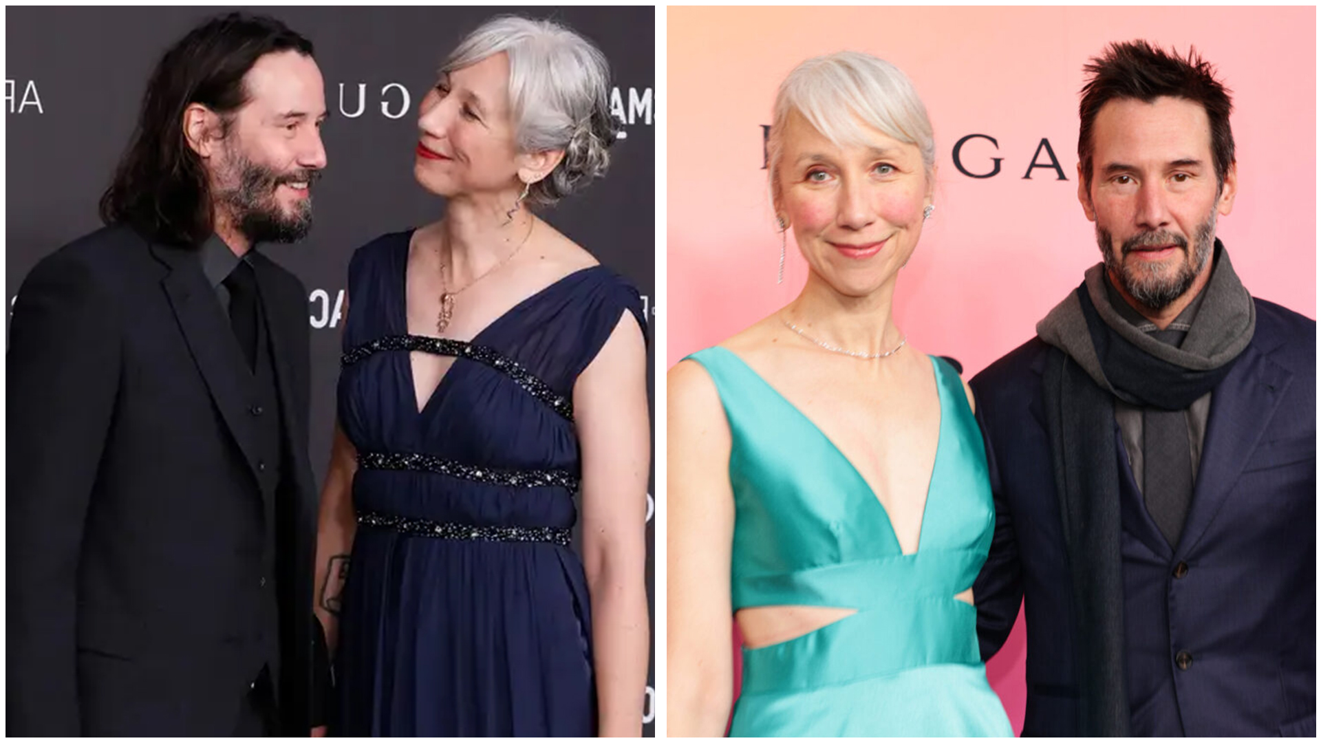 Keanu Reeves’ Girlfriend, 54, Draws Mixed Reactions In A Teal Cut-Out Dress On The Red Carpet