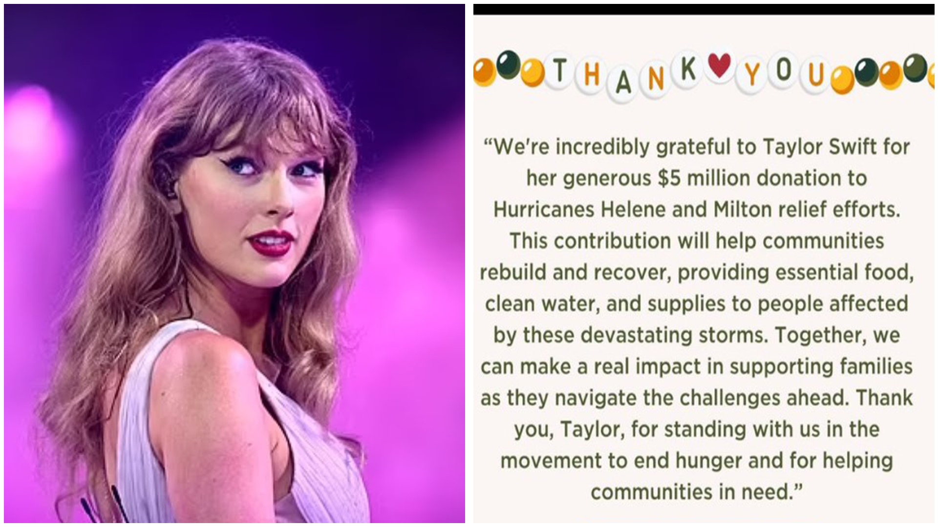 You Won’t Believe How Much Taylor Swift Just Donated To Hurricane Milton Victims!