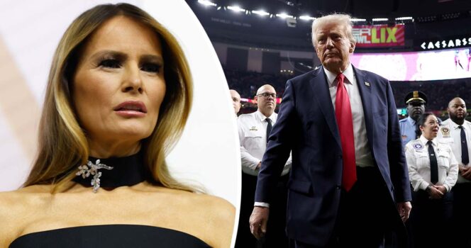 Melania Trump wasn’t at the Super Bowl