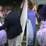 Brave little girl