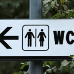 WC’ sign outside