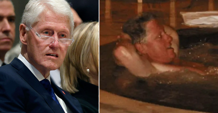Bill Clinton breaks his silence on the hot tub photo in the Epstein files