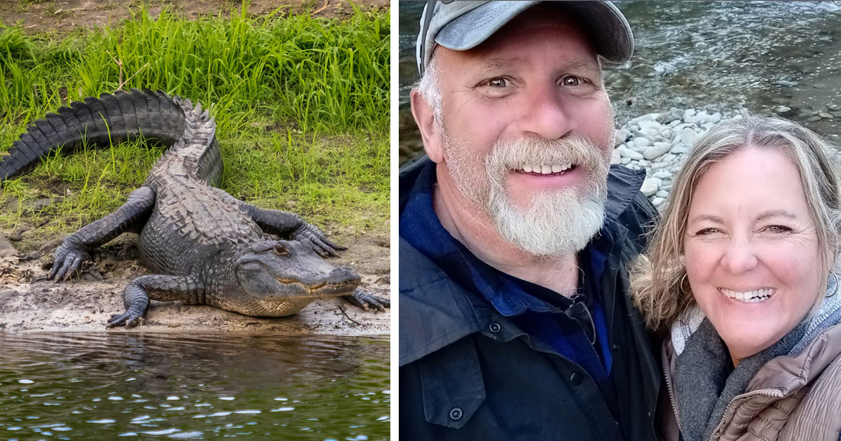 Husband watched in horror as an alligator killed his wife — her final moments will stay with him forever
