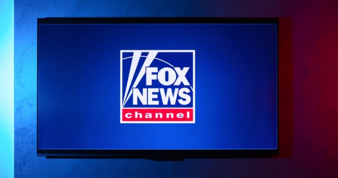 People are debating whether a Fox News guest was wearing a human mask