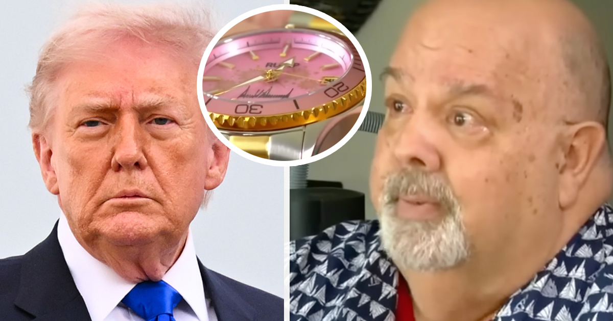 MAGA supporter in tears after buying 0 Trump watch which was missing a vital feature