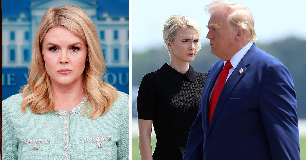 Lip reader reveals Karoline Leavitt’s blunt 3-word remark to Trump aide Natalie Harp in ‘tense’ exchange